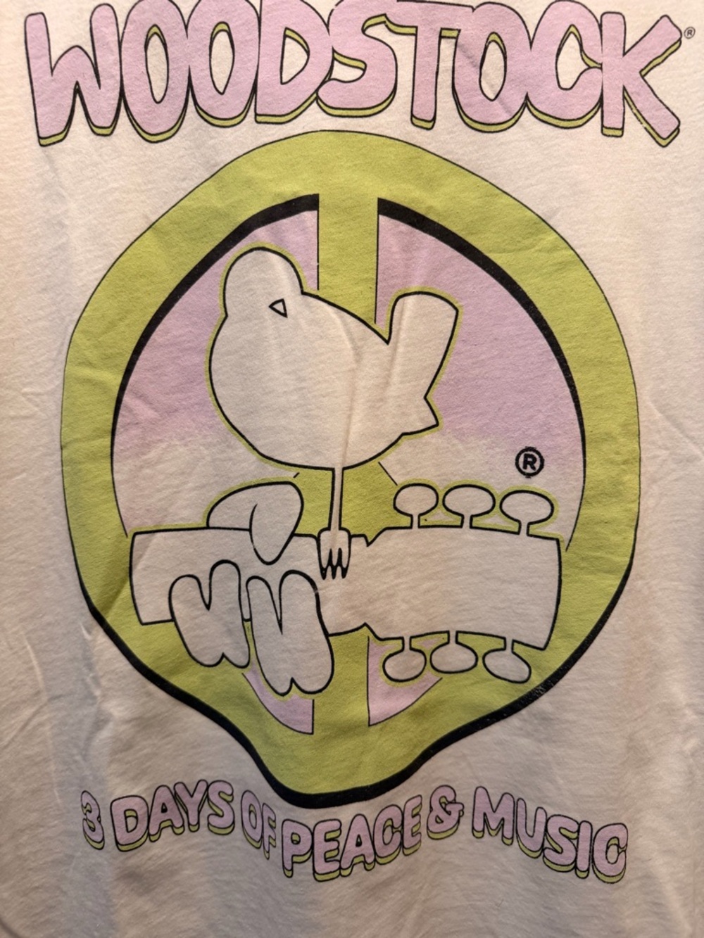 Recycled Karma x Woodstock Graphic Tee | 3 Days of Peace & Music | Size Small - Picture 6 of 7